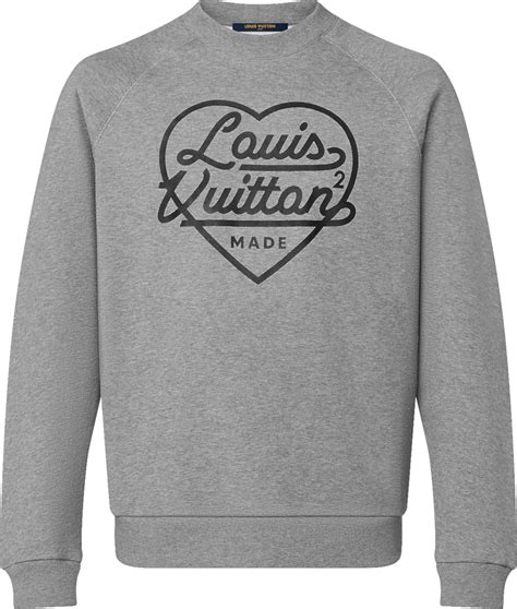 louis vuitton printed heart sweatshirt|Louis Vuitton sweatshirt women's.